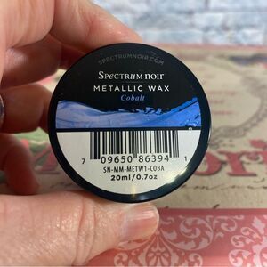 Spectrum Noir NWT Metallic Cobalt Blue Wax Water Based Brushable 0.7oz 20ml